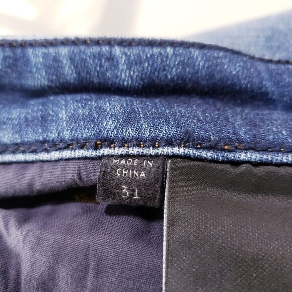 J BRAND Womens Jeans Amelia Skim Straight Syndicate Stretch Blue Size 31 - Picture 7 of 9